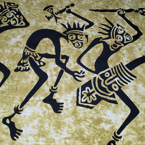 Indian cotton wall tapestry - Picture 2 of 3